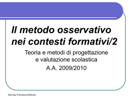 Lezione n. 13 - Mario Malizia