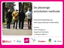 Powerpoint De plezierige activiteitenmethode