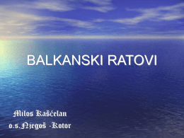 Balkanski Ratovi 9