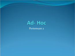 Ad- Hoc - WordPress.com