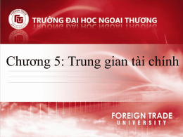 Chuong5-Trung gian Tai chinh