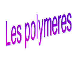 Polymérisation par étapes
