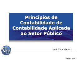 PRINCÍPIOS CONTÁBEIS _ Setor Público