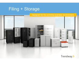 Filing + Storage Presentation ppt