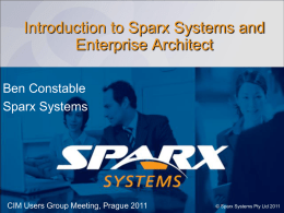 16-Sparx-Systems-Enterprise-Architect-Intro - CIMug