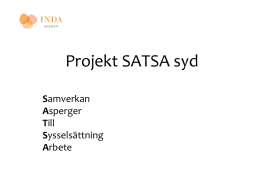 SATSA-projektet Sydnärke