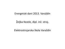 Željka Kezele - Energetski dani 2013