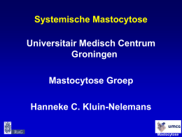 Mastocytose patiënten voorlichting