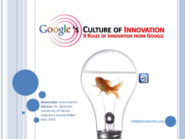 18 innovation at google