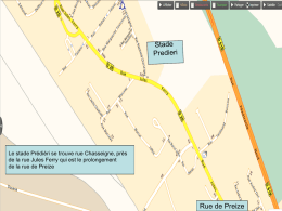 Plan stade predieri