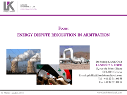111109_Landolt_Arbitration-in-Energy-Markets