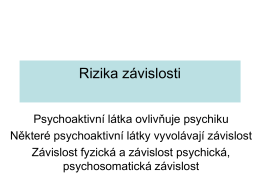 12 Závislost na psychoaktivních látkách ()