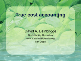 True cost accounting