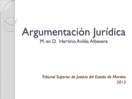 Argumentacion-TSJ-2013 - Tribunal Estatal Electoral del Estado
