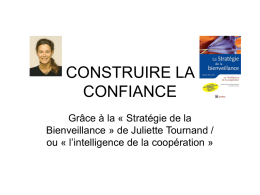 CONSTRUIRE LA CONFIANCE - Michèle Gauthier Coaching