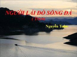 Sông Đà - TRƯỜNG THPT Phú Bài