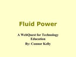 Fluid Power WebQuest