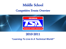 TSA - Georgia Technology Student Association