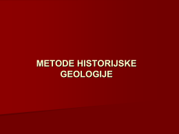 Metode historijske geologije