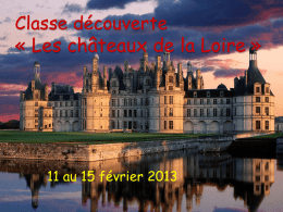Les châteaux de La Loire - plateforme de blogs pédagogiques de l