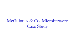 McGuinness & Co. Microbrewery Case Study