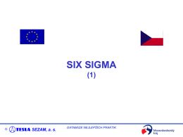 Jakost Six Sigma – Prezentace 1