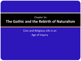 Chapter Six The Gothic and the Rebirth of Naturalism
