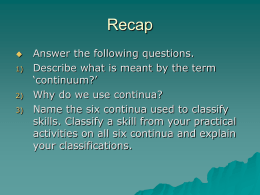 Lesson 2 Methods of manipulating skills practice