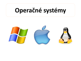 Operačné systémy