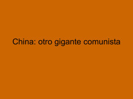 China: otro gigante comunista