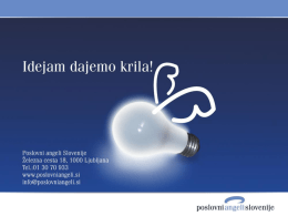 PowerPoint Presentation - Slovenski podjetniški sklad