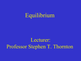 Lecture 25.Equilibri..