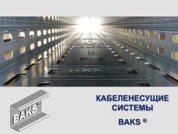 Презентация Кабеленесущие системы BAKS