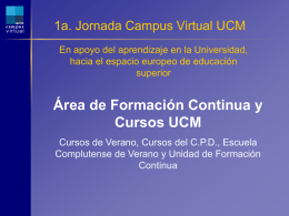 Centros participantes - Universidad Complutense de Madrid