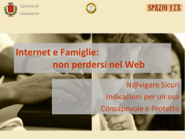 Internet e Famiglie: non perdersi nel Web