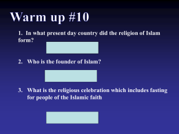 PPT: Islam