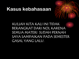 PERANAN LOGIKA