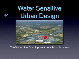 Waterside WSUD - Penrith Lakes Environmental Education Centre