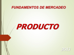 (4) Producto, Marca, Etiqueta y Empaque ULTIMO 2013