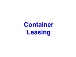 Container leasin..