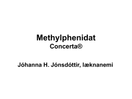 Methylphenidat-ADHD