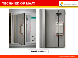 + - Reedcontact - Techniek Op Maat