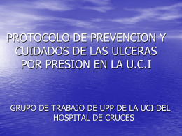 PREVENCIÓN - EXTRANET - Hospital Universitario Cruces