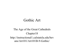 Chapter 18 Gothic Art