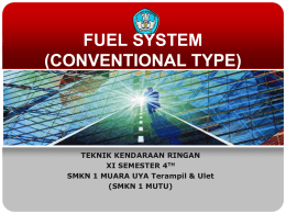 fuel system conventiona indonesia