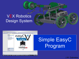VEX Protobot Program