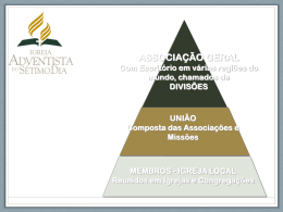 Distribuição de Dízimos e Ofertas - União Leste Brasileira da Igreja