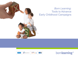 Born Learning 101 overview 4-08