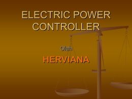 ELECTRIC POWER CONTROLLER