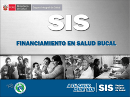 Atenciones de Salud Bucal a asegurados SIS 2011